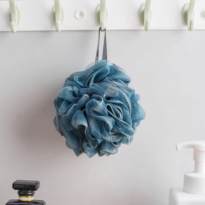 Darkblue Bath Shower Loofah Sponge, Skin Care Men Women Bathing