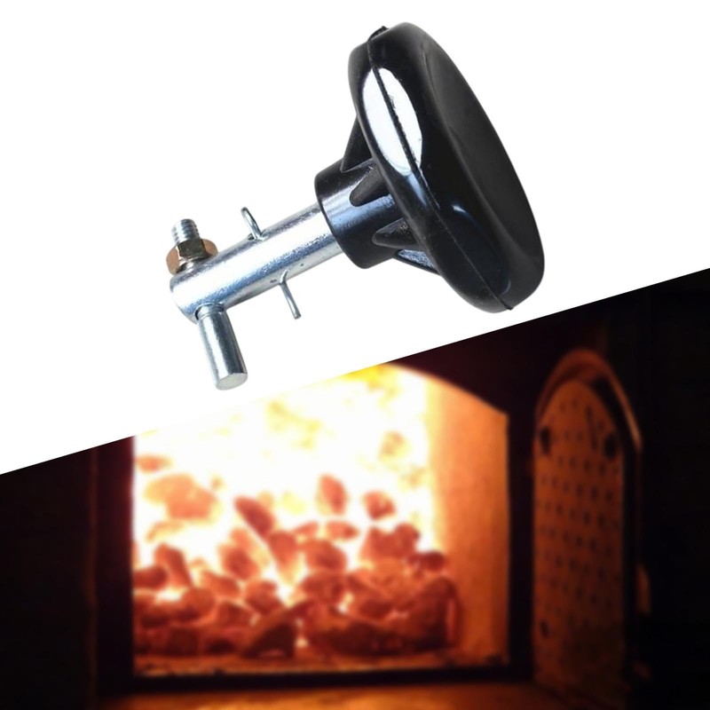 Stove Door Handle Fireplace Accessories,High Temperature Resistance,Sturdy Household Fireplace Door