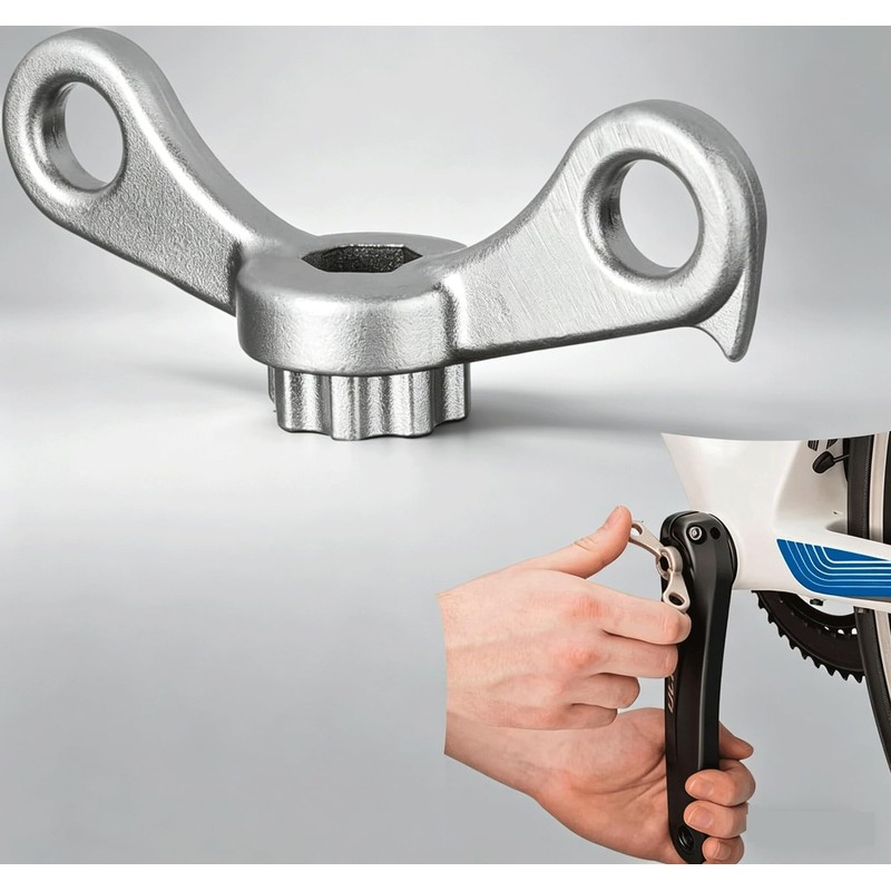 FBBEVWBK Bike Crank Removal Tool, Professional Crank Extractor Compatible