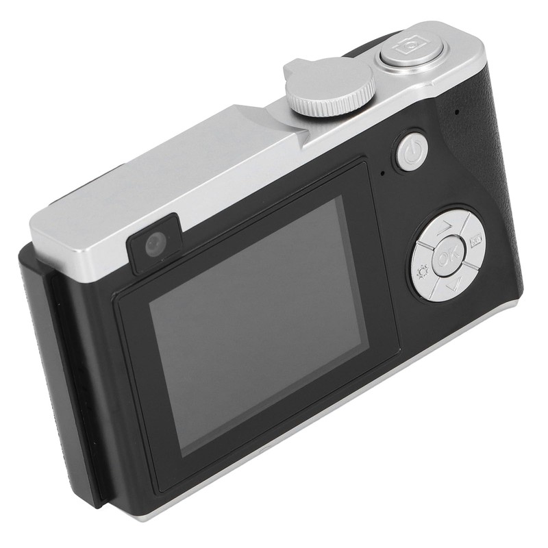 Elprico Digital Camera, 48MP 1080P Retro Digital Camera,16x Zoom Prevent