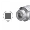 sourcing map 46mm 12 Point Shallow Socket 3/4" Drive Standard