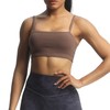 Aoxjox Women's Workout Bandeau Sports Bras Training Fitness Running Yoga
