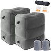 DAWNTREES Paquete de 2 Almohadas inflables para pies