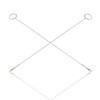 2pcs Sewing Loop Turner Hook with Latch,26.5cm Long Stainless Steel