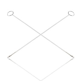 2pcs Sewing Loop Turner Hook with Latch,26.5cm Long Stainless Steel Sewing Loop Turner Hook,Sewing Loop Kit,Threader Tool Kits Drawstring Threader for Fabric Belts Strips DIY Knitting Accessories