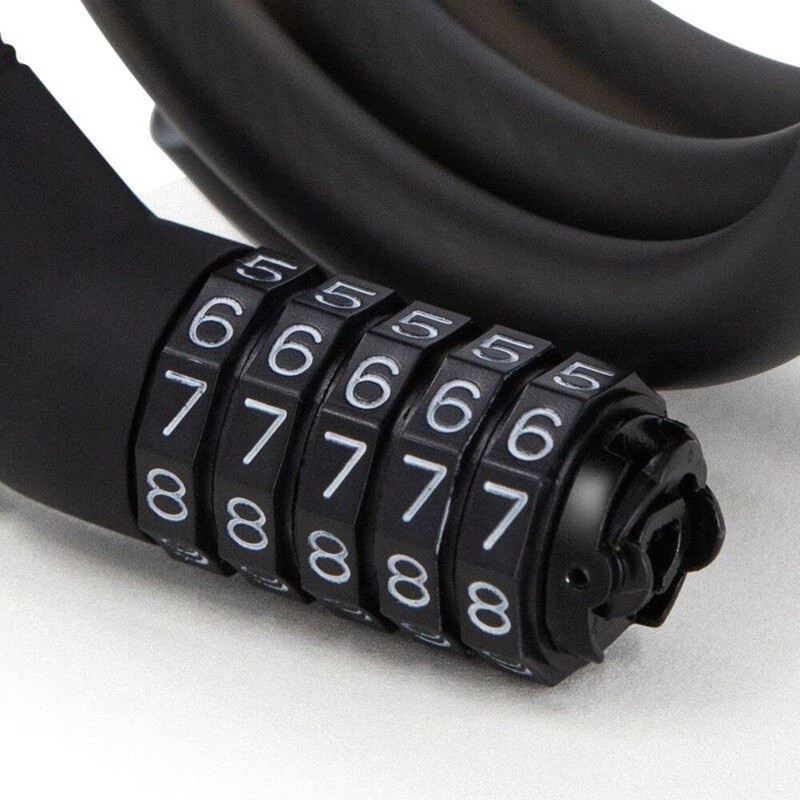 SEGWAY Unisex-Youth Bike Padlock, Black, Small