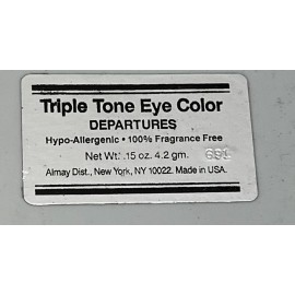 Almay Rare Almay Triple Tone Eyeshadow Color - Departures - 0.15 oz