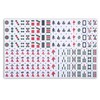 drizzle 30mm Mahjong Set Blue - 144 Medium Size Tiles