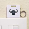 Azeeda 'Water Buffalo' Keyring Tape Measure/Spirit Level Tool (KM00030143)