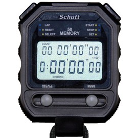 Schütt Stopwatch PC-73 | Two-line Display | 50 Memory | Timer & Pacer | Pressure Point Mechanism | Shock and Waterproof | Sports | Professional & Trainer