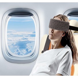 HIAMEA Travel Pillow Alternative That Stops Head Bobbing-Airplane Head Straps and Car Head Support Band Super Comfort Head & Neck Support For Airplanes & Cars Sleeping Adults Kids (Grey)