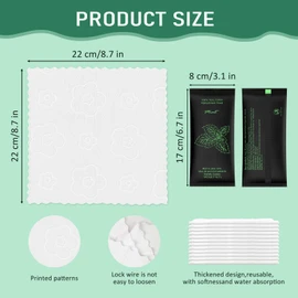 twoworld 140 Moist Cotton Towel Bulk Moist Towelettes Individually Wrapped