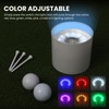 LED Night Golf Hole Lights 5 Colors Adjustable Light Up