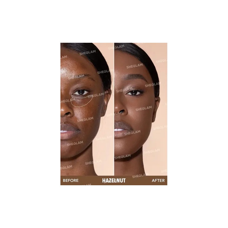 SHEGLAM Perfect Skin Corrector de Alta Cobertura - Hazelnut