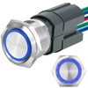 UL Listed 22mm Push Button Switch 15A 110V-120v Latching 2NO