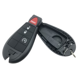 vurbemes Replacement Key Fob Cover Case fit for Dodge 2013-2018 Ram Truck 1500 2500 3500 Smart Keyless Entry Remote Key Fob Shell