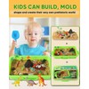 sikmcle Dinosaur Sensory Bin Toy for Kids Dinosaur Toys and