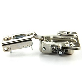 Blum 38N355C.08MBX1S 105 Degrees Compact 38N Series 1/2 Inch Overlay Screw-On Cabinet Hinge, Nickel Finish