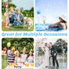 2026 New Bubble Machine for Kids, 47" Rechargeable Automatic Bubble