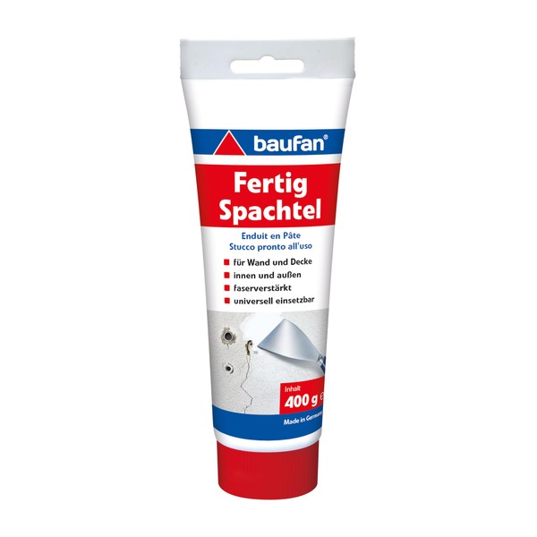 Baufan Baufan Fertigspachtel Wei? 400g I Fr Wand- und Deckenfl?chen
