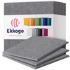 Ekkogo Acoustic Panels - 12 Pack, 12"X12"X0.4" Soundproof Panels -