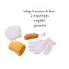 Kit Exfoliación Detox Corporal Piezas Cuidado Piel Natural Elimina Células
