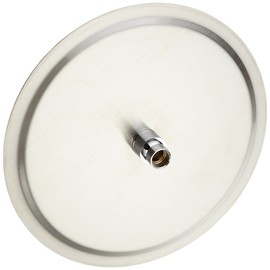 Alfi RAIN12R-BSS Solid Brushed Stainless Steel 12" Round Ultra Thin Rain Shower Head, W 11 7/8" x L 11 7/8"