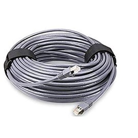 Cable Ethernet para exteriores Cat 6, impermeable, enterrado, resistente a los rayos UV, conector RJ45 (30 pies)