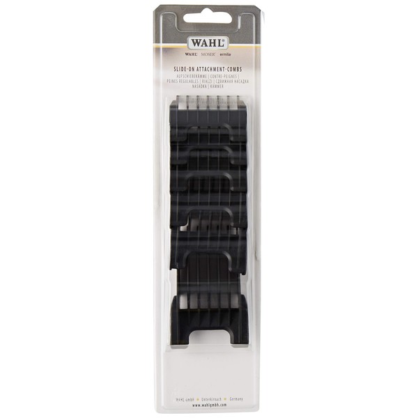 Wahl Professional Detachable Clipper Cutting Guide Set, 6 Piece Set Fits Wahl ChromStyle Pro, Sterling Li+Pro, Big Mag Clipper – Model 41881-7430, 1 count (Pack of 6)