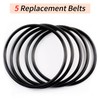 5 Packs of Rock Tumbler Replacement Belts, Only Compatible with