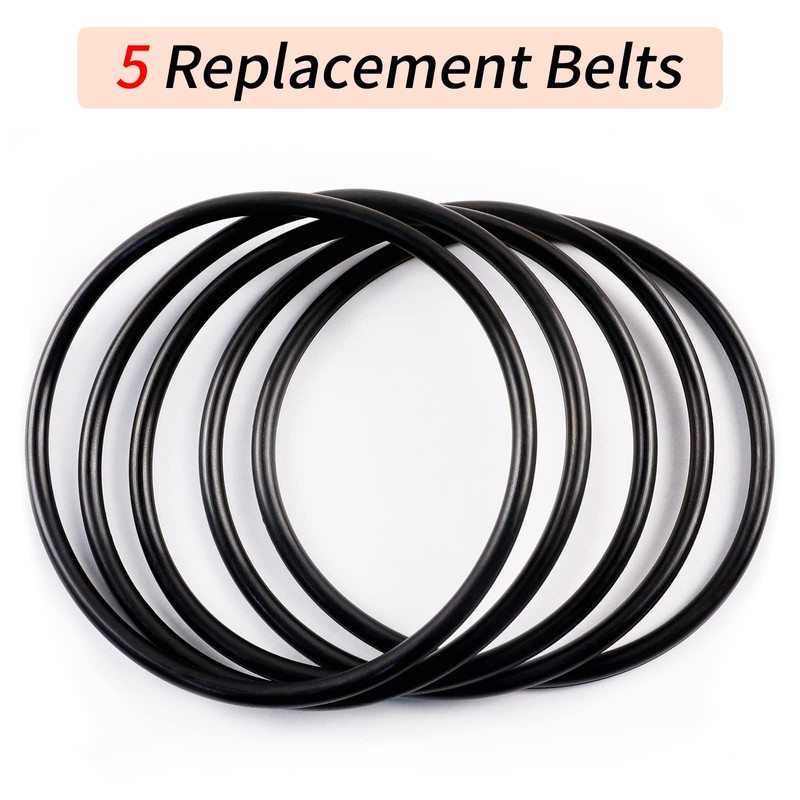 5 Packs of Rock Tumbler Replacement Belts, Only Compatible with