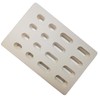 Homesicker 6-Pack Universal Replacement Heat Plate Flame Tamer, Ceramic Brick