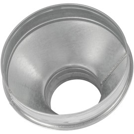 HVAC OV 6" to 3" Inch Round Duct Reducer - Galvanized Steel Pipe Increaser - Coupling for Round Duct Ventilation Systems - Heating & Cooling, HVAC