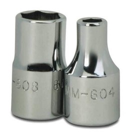 1/4" Drive, 7mm Metric Socket, 6 Points, Mfr: MMD-607-A