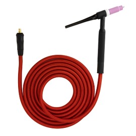 17 Series - 150 Amp - Air Cooled - TIG Torch - 12.5 feet 1-Piece SÜA®Flex Cable - INLINE Gas Dinse 10-25 Connector - (Welders with Gas Solenoid)