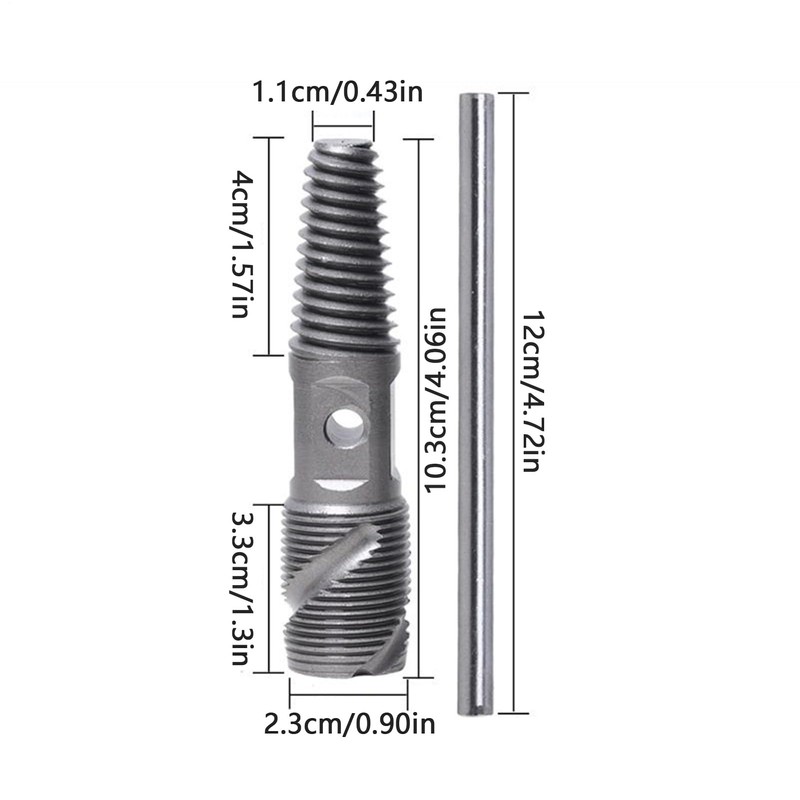 Screw Extractor - Water Pipe Maintenance Tool | 1/2in 3/4