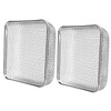 2Pcs RV Furnace Vent 4.5 X 4.5in Heavy Duty Stainless