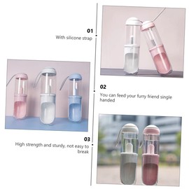 CIYODO 330ml Large Capacity Pet Water Bottle Leakproof Dog Drinking Bottle for Outdoor U-Shape Wide Opening Portable Pet Water Dispenser