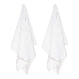 Now Designs 197545a Ripple Towel, Set of 2 (White)