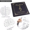 Music Folder A4 Choir Folder, 60 Pages Music Sheets Folder,