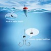 600 PCS Fishing Rubber Bobber Stoppers, 6 in 1 Rubber