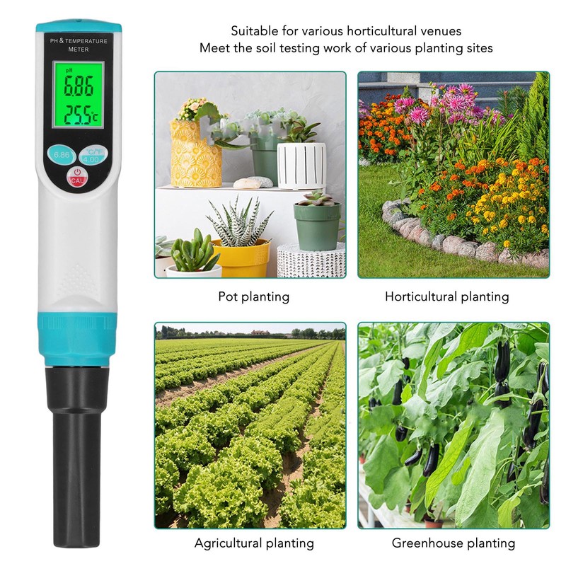 2 In 1 Soil PH Temperature Meter Soil Tester for