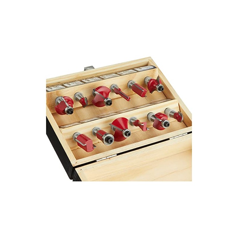 Meister Milling Cutter Set 12 Pieces - For Woodworking -