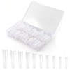 Nivofu 480 Piezas Uñas Postizas Largas y Transparentes, No C
