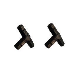 3 Way 2 Pin Electrical Junction Boxes IP68 Waterproof Cable Connector Wire Range(3.5-9mm) for Repair and Extend Power Cables Tunnel Tree Light Strings LED (2Pin) (2)