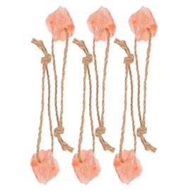 Bloque de Sal Rosa Natural para Lamer Animales 6 Unidades de 50-70 G Mineral Natural para Ganado Caballos Ciervos y Cabras Suplemento Nutricional Esencial para Salud Animal