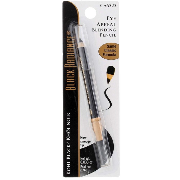 Black Radiance Eye Appeal Blending Pencil, Kohl Black, 0.033 Ounce