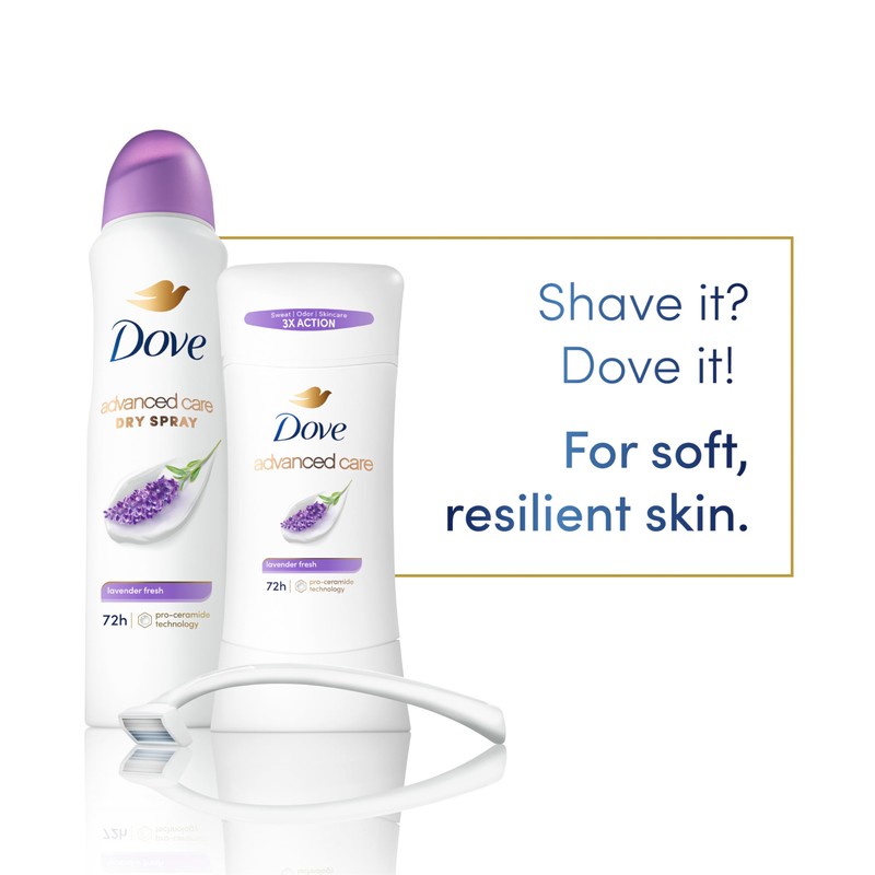 Dove Advanced Care Antiperspirant Deodorant Stick Lavender Fresh for Helping