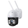 Ctronics PTZ Dome WiFi Outdoor Security Camera, 1080P IP Camera,