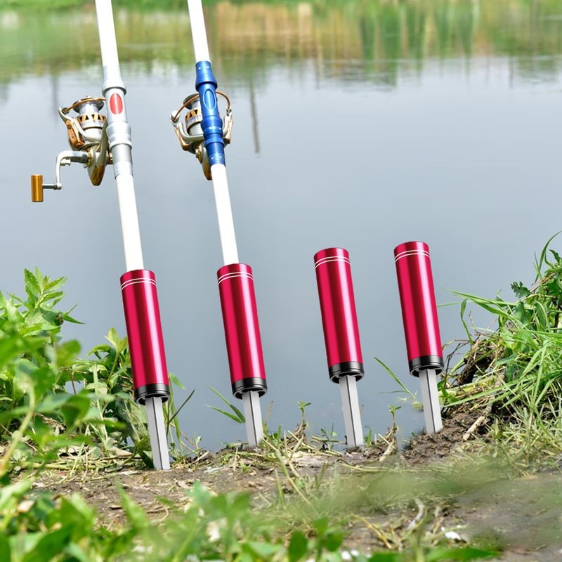 Fishing Rod Holder for Ground - Aluminium Alloy Folding Rod